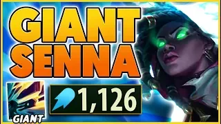 *WORLDS FIRST* SENNA IS BIGGER THAN CHO'GATH (GIANT LASERS) - BunnyFufuu