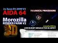2x Xeon E5 2699 v3 C612 AIDA64 Low Budget 3D Render Farm 2022 U k1ng s Dual Xeon E5 2699 v3