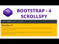 bootstrap scrollspy in Hindi Bootstrap 4 Tutorial for beginners in Hindi - 19