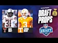 2026 NFL Draft props to take with the best value David Bailey -115 to go No 2 overall More