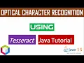 Optical Character Recognition Text from Images Tesseract Step wise Step Java Tutorial