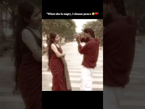 When she is angry , I choose peace 😅❤️