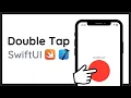 How to recognize Double Tap Gestures on iOS in SwiftUI Xcode