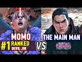 Download Lagu T8 🔥 MOMO (#1 Ranked Devil Jin) vs THE MAIN MAN (Kazuya) 🔥 Tekken 8 High Level Gameplay