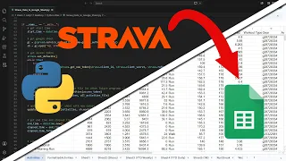 How to Import Strava Activities into Google Sheets Automatically using StravaAPI and Python