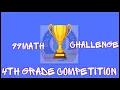 4th Grade 99Math Challenge