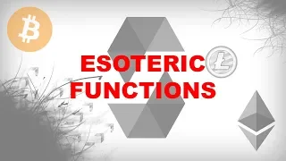 Esoteric Functions Create Blockchain Applications Using Solidity