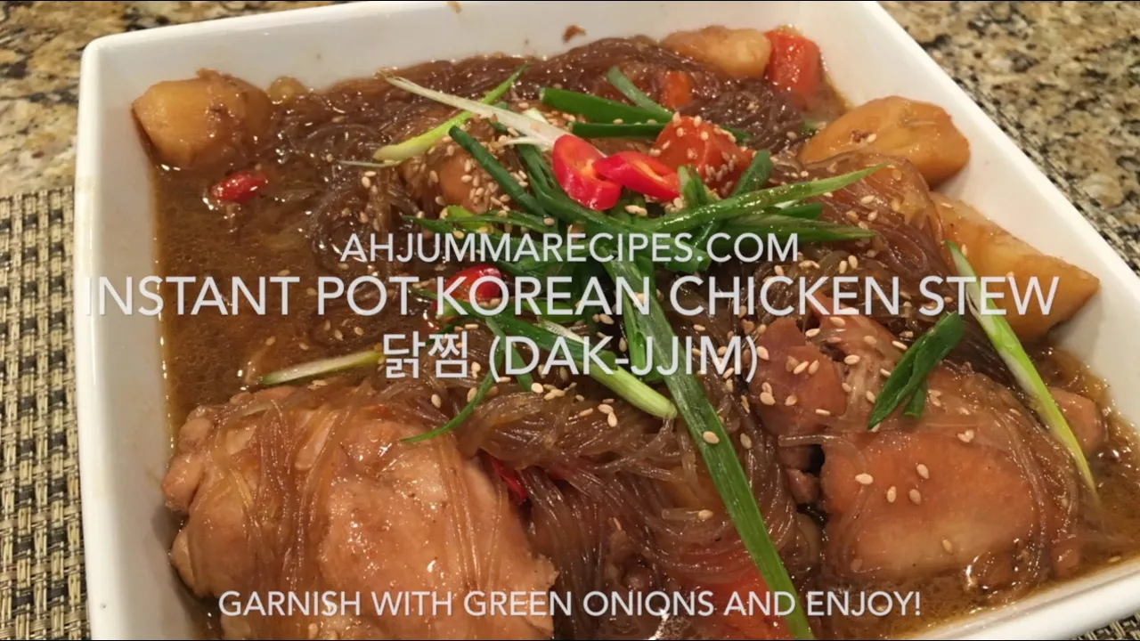 Instant Pot Korean Chicken Stew (, Dak-jjim)