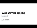 Web Development Lesson 9