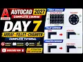 AutoCAD 2027 Complete Course Day 7 Array Fillet Chamfer Commands Hindi
