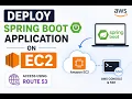Deploy Spring Boot Application on AWS EC2 using AWS Console SSH Complete Step-by-Step Hands-on