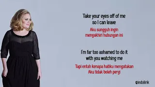 adele love in the dark lirik terjemahan