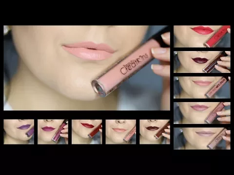 Download MP3 Beauty Creations Cosmetics  Long Wear Matte Lipgloss SWATCHES