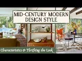 MID-CENTURY MODERN INTERIORS Budget-friendly design Thrift MCM