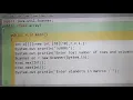 Program to make matrix Bluej