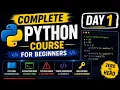 Python Programming Full Course in Hindi Day 1 Introduction to Python 2026