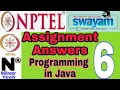Programming in java week 6 assignment 6 answers Nptel