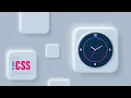 Animated Working Analog CLock Using HTML CSS Javascript