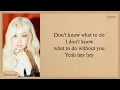 Download Lagu BLACKPINK Don't Know What To Do Easy Lyrics