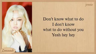 BLACKPINK Don T Know What To Do Easy Lyrics 