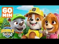Download Lagu Rubble's BEST PAW Patrol Friends Visit Builder Cove! w/ Skye \u0026 Rocky | 1 Hour | Rubble \u0026 Crew