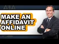 How to Make Affidavit Online