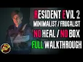 RESIDENT EVIL 2 REMAKE MINIMALIST FRUGALIST EASY GUIDE
