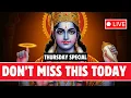 Download Lagu 🔴 LIVE 🔴 THURSDAY SPECIAL 🔴 POWERFUL VISHNU MAHA MANTRAS  FOR MONEY, PROSPERITY AND SUCCESS