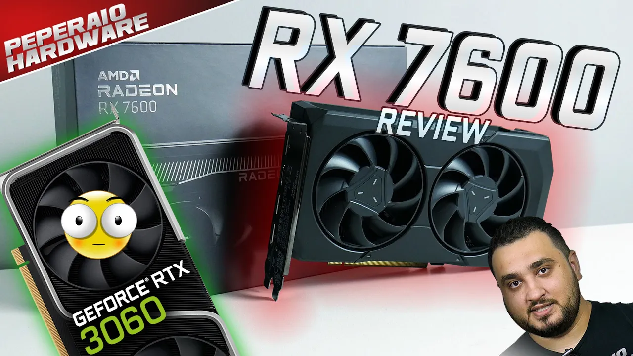 A AMD RESOLVEU AGIR! RX 7600 8GB BATE a RX 6650XT, por MENOS que RX 6600! ... Mas cadê a VRAM?