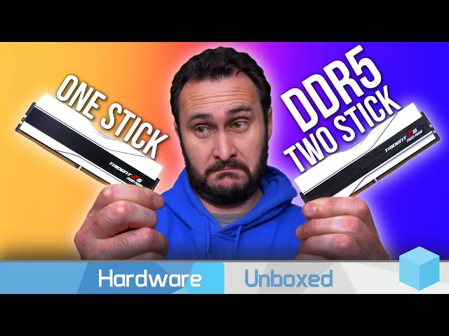 Saving Money on DDR5: (1 x 16GB vs. 2 x 16GB) Single Channel vs. Dual Channel
