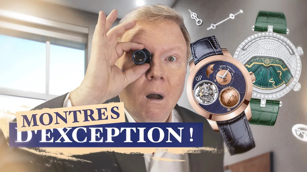 3 montres d'exception, du jamais vu !