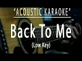 Download Lagu Back to me - Cueshé (Acoustic karaoke)