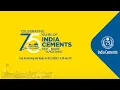 Celebrating 75 Years Of India Cements