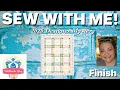 Sew with me 2025 Designer Mystery Quilt Block of the Month-Fat Quarter Shop - Finish 2