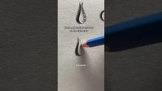 How to draw water droplets Easy