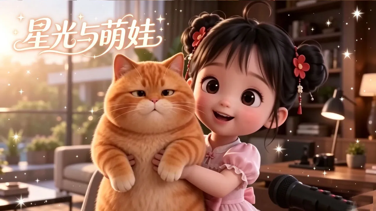 ✨热播漫剧推荐:《星光与萌娃》超爽来袭!顶流隐退当奶爸,被女儿曝光身份,归来即封神!#一纸漫剧 poster