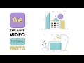 How to create a transition between scenes typical explainer After Effects tutorial