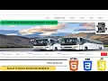 Bus Tickets Reservation System Website Using HTML CSS JavaScript Frontend Project