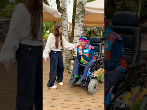 They fed the disabled person