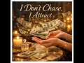 I don’t chase I attract