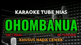 karaoke lagu nias ohombanua trisna dachi khusus nada cewek