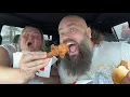 Eating KFC with my baby