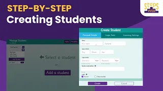 How to Add Students onto StepsWeb