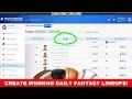 NHL Daily Fantasy Lineup Optimizer for DraftKings and FanDuel Hockey