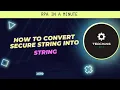 How to Convert Secure String Into String Uipath