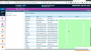 How to add free ammenities for Norwegian online travel afent portal bookings