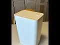 Tipgo compact trash garbage can with lid small space