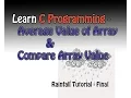 Learn C Programming Tutorial Calculate Average in an Array for Rainfalls Tutorial part 8