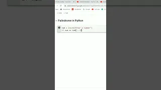 Python for beginners palindrome number python programming