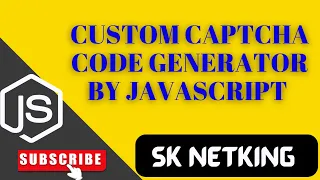 How to create captcha code in JavaScript Captcha Generator JavaScript html5 JS